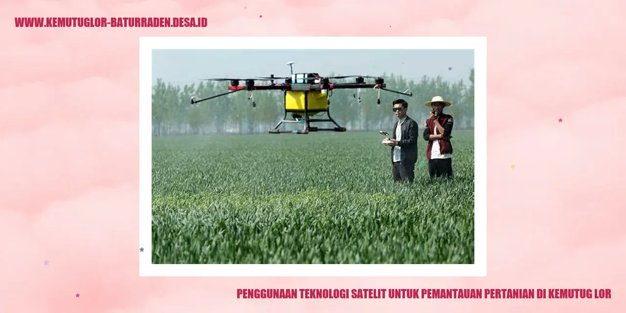 Penggunaan Teknologi Satelit untuk Pemantauan Pertanian di Kemutug Lor