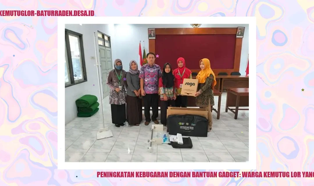 Peningkatan Kebugaran dengan Bantuan Gadget: Warga Kemutug Lor yang Sehat