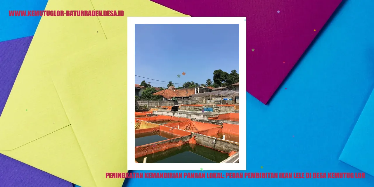 Pembibitan Ikan Lele di Desa Kemutug Lor