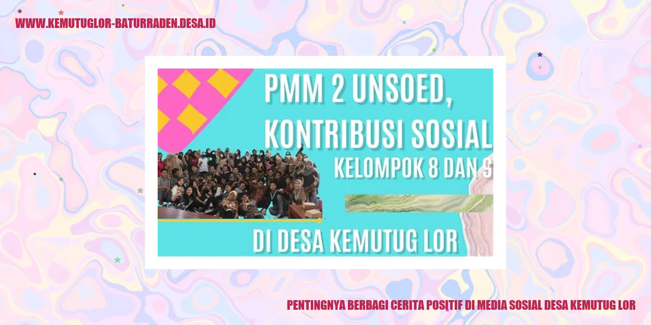 Cerita Positif di Desa Kemutug Lor
