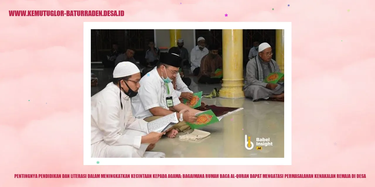 Rumah Baca Al-Quran di Desa Kemutug Lor