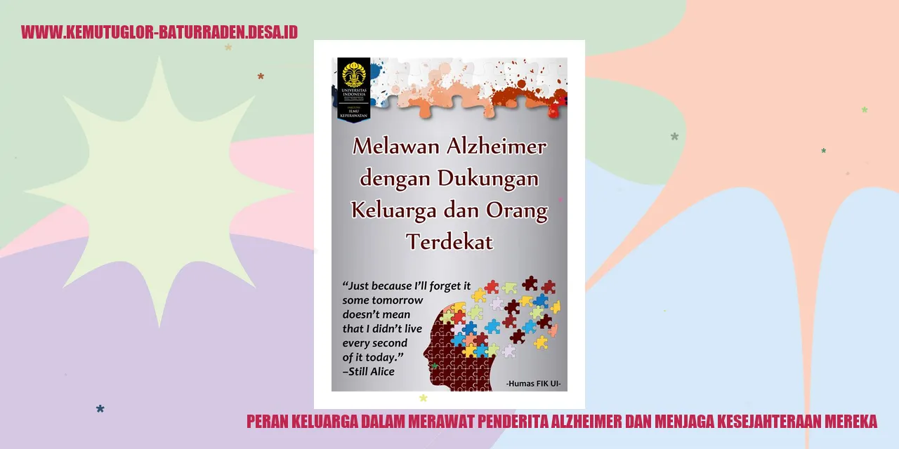 Peran Keluarga dalam Merawat Penderita Alzheimer dan Menjaga Kesejahteraan Mereka