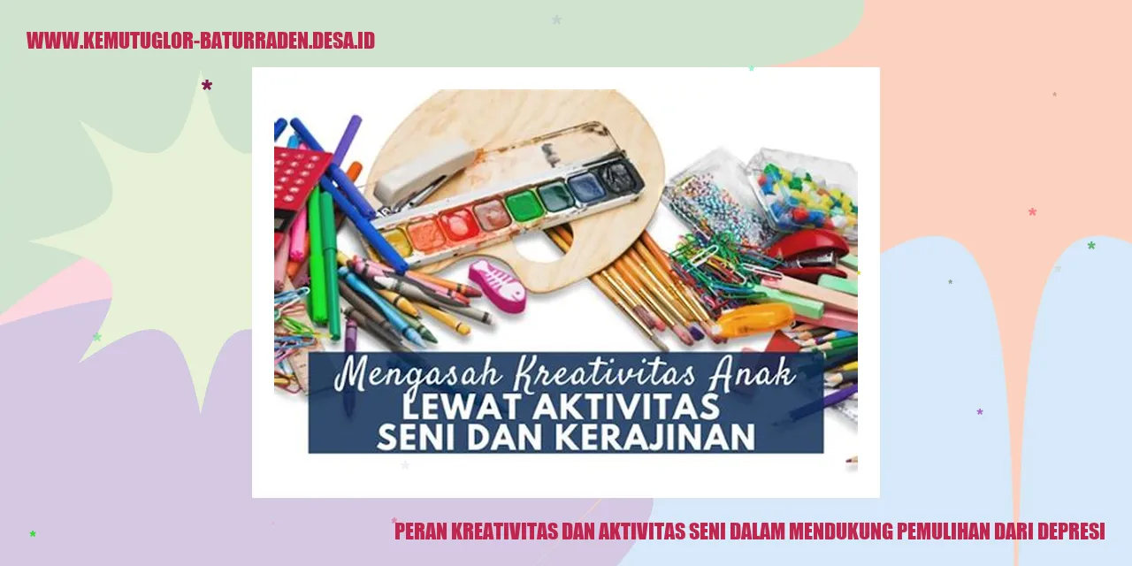 Berkreasi dalam seni dapat membantu pemulihan dari depresi