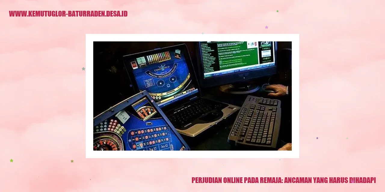 Perjudian Online pada Remaja: Ancaman yang Harus Dihadapi