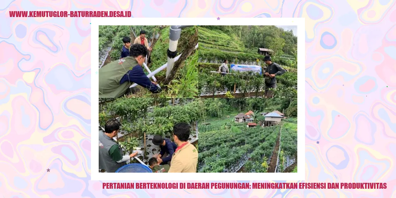 Pertanian Berteknologi di Daerah Pegunungan: Meningkatkan Efisiensi dan Produktivitas