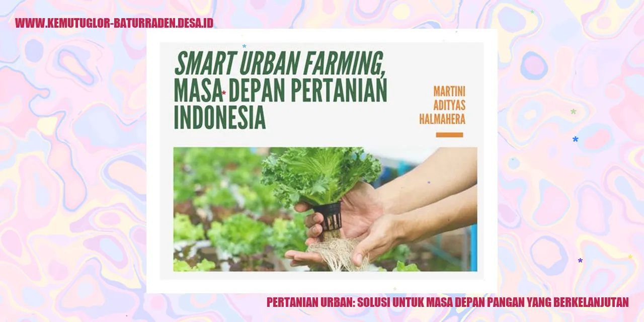 Pertanian Urban
