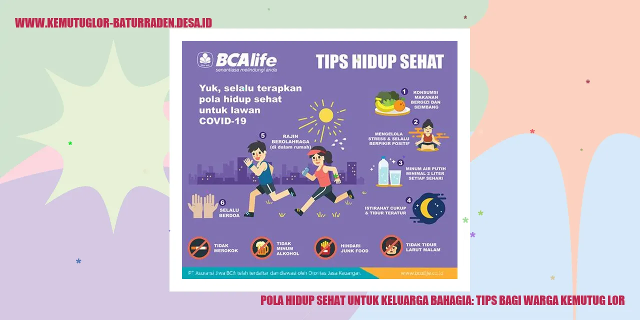 Pola Hidup Sehat untuk Keluarga Bahagia