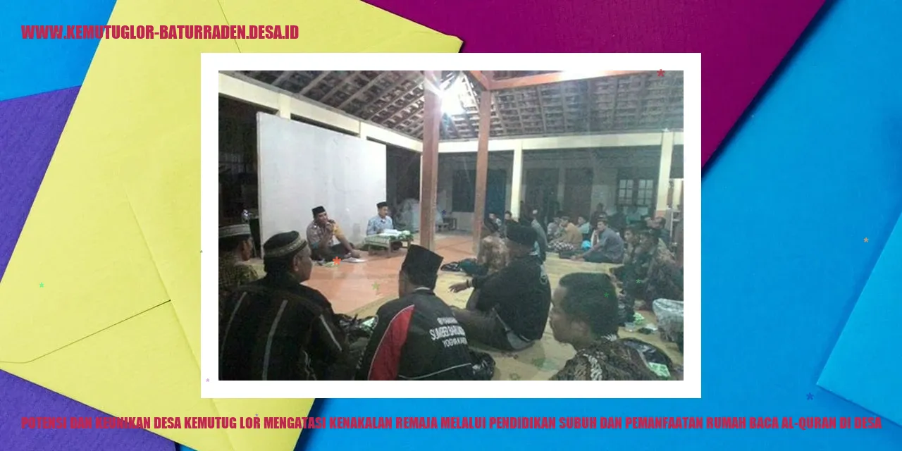 Potensi desa Kemutug Lor