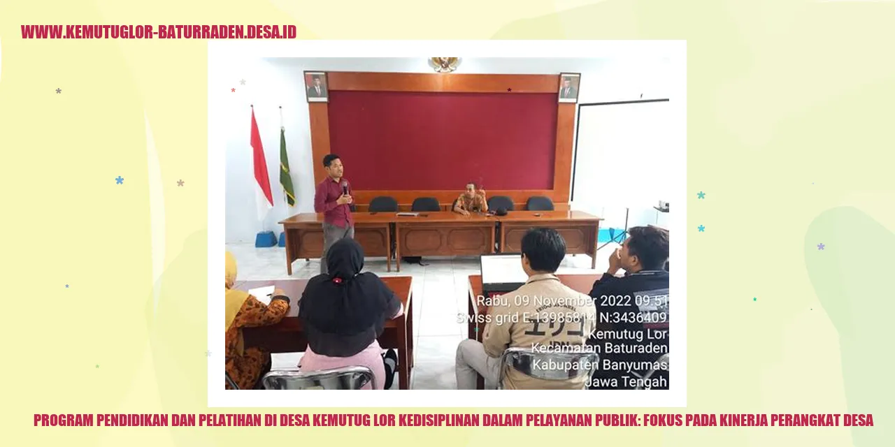 Gambar program pendidikan dan pelatihan di Desa Kemutug Lor