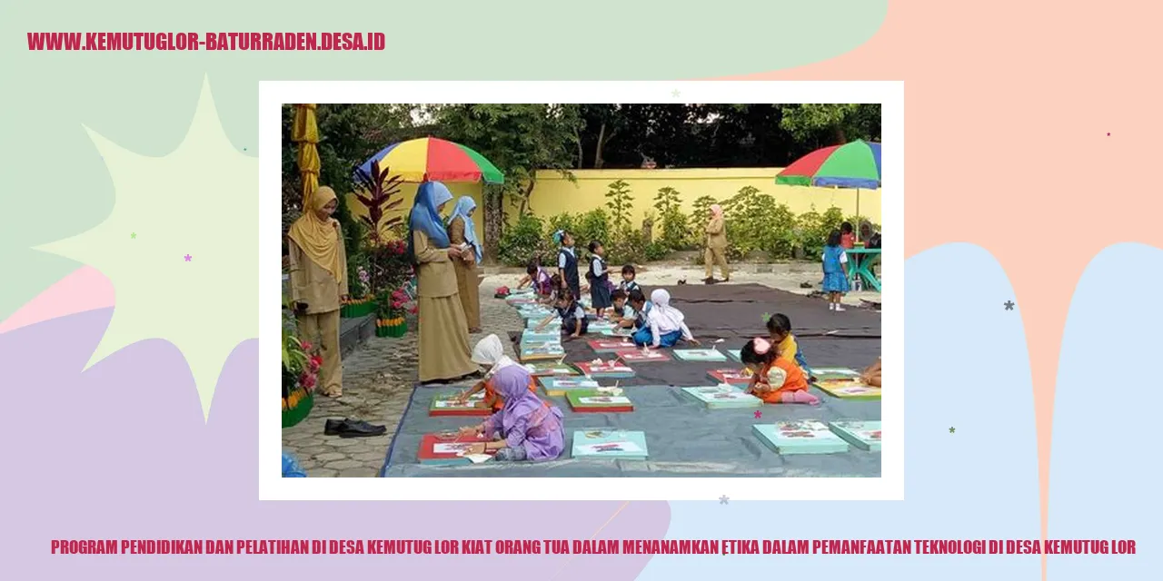 Program Pendidikan dan Pelatihan di Desa Kemutug Lor