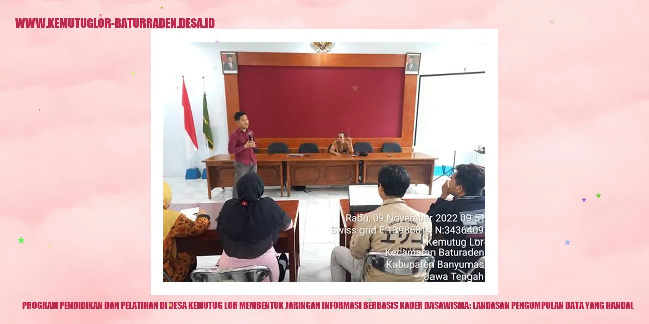 Membentuk Jaringan Informasi Berbasis Kader Dasawisma