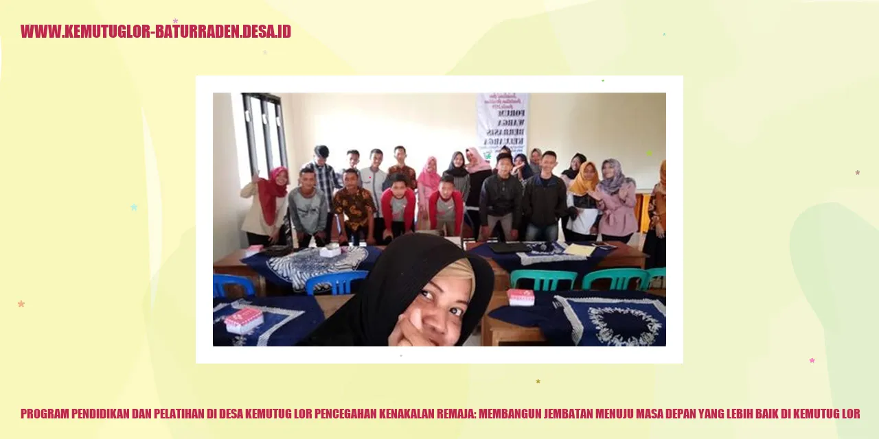 Pencegahan Kenakalan Remaja di Kemutug Lor