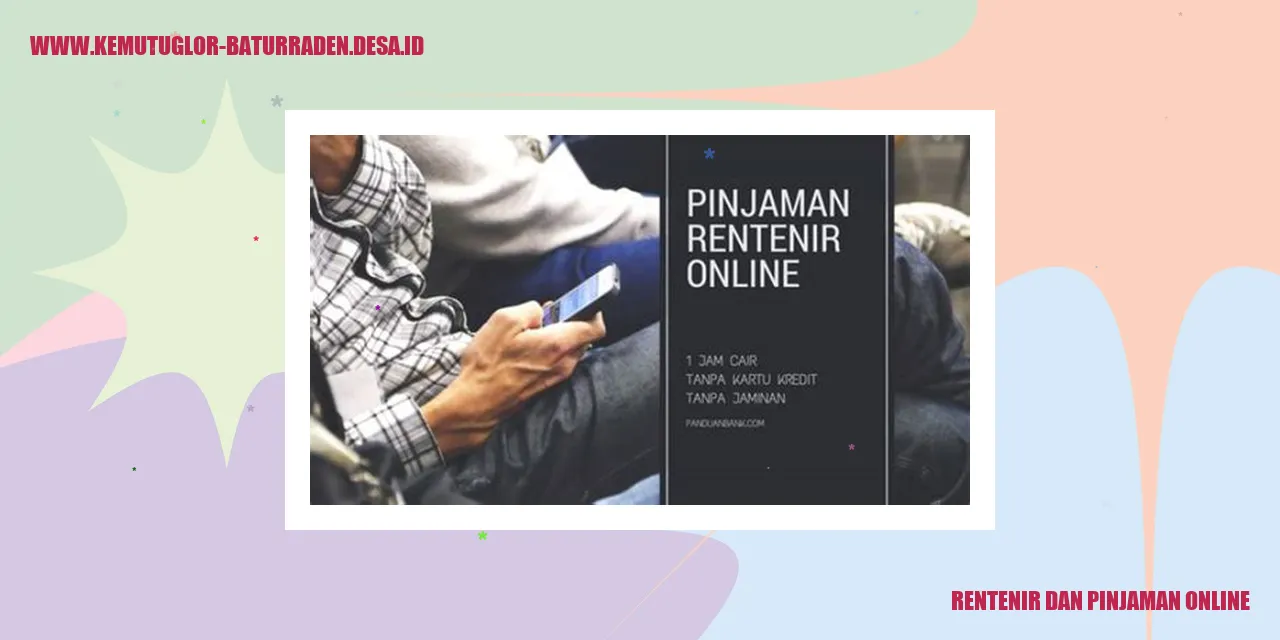 gambar rentenir dan pinjaman online