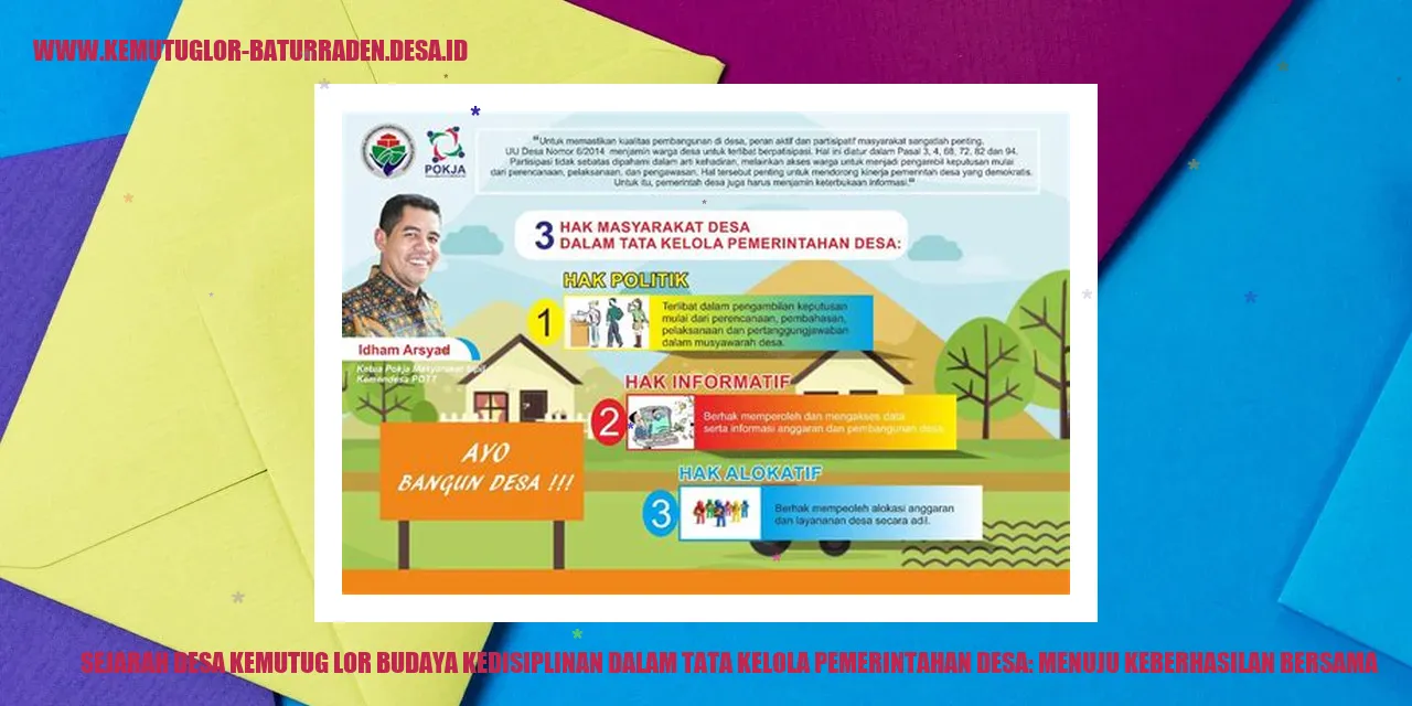 Budaya Kedisiplinan dalam Tata Kelola Pemerintahan Desa