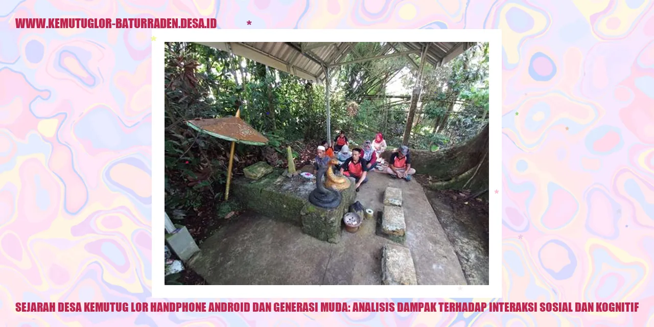 Gambar Handphone Android dan Generasi Muda