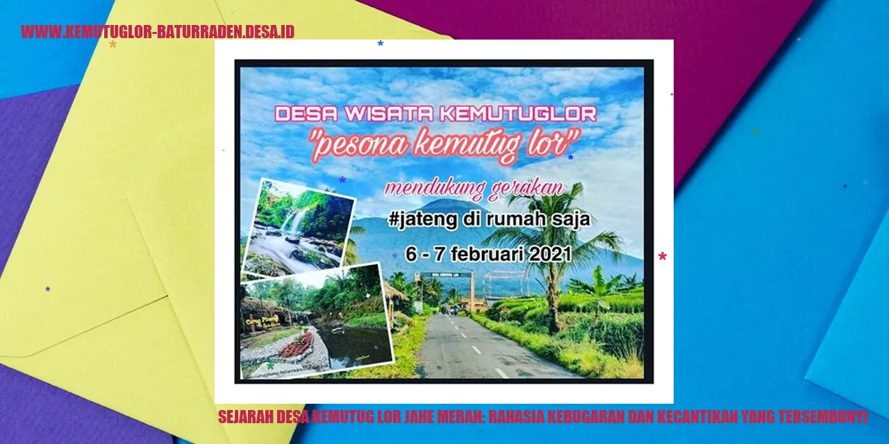 Jahe Merah Desa Kemutug Lor