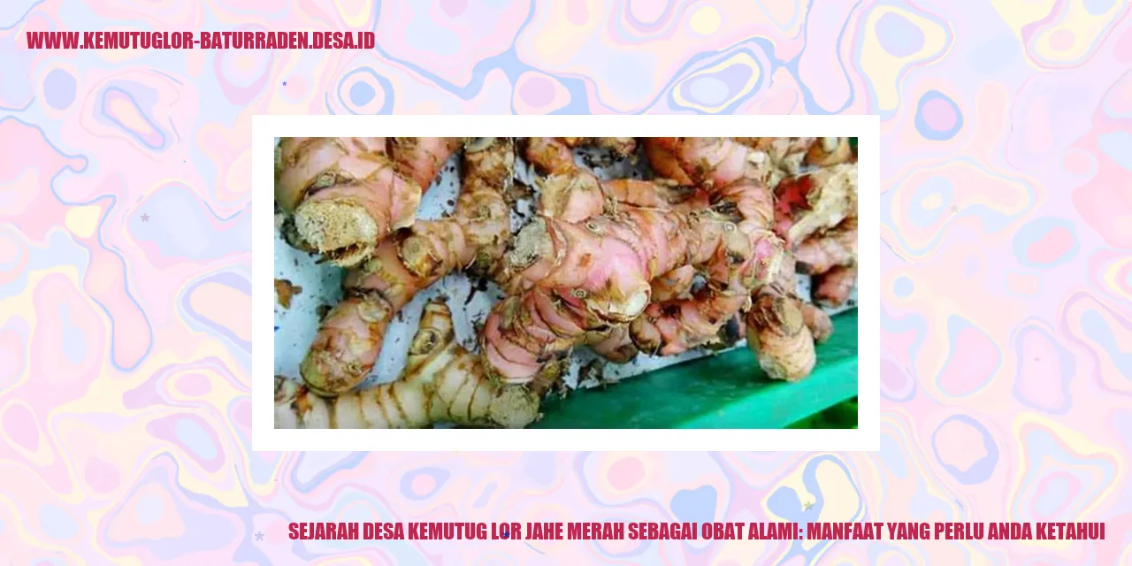 Jahe Merah