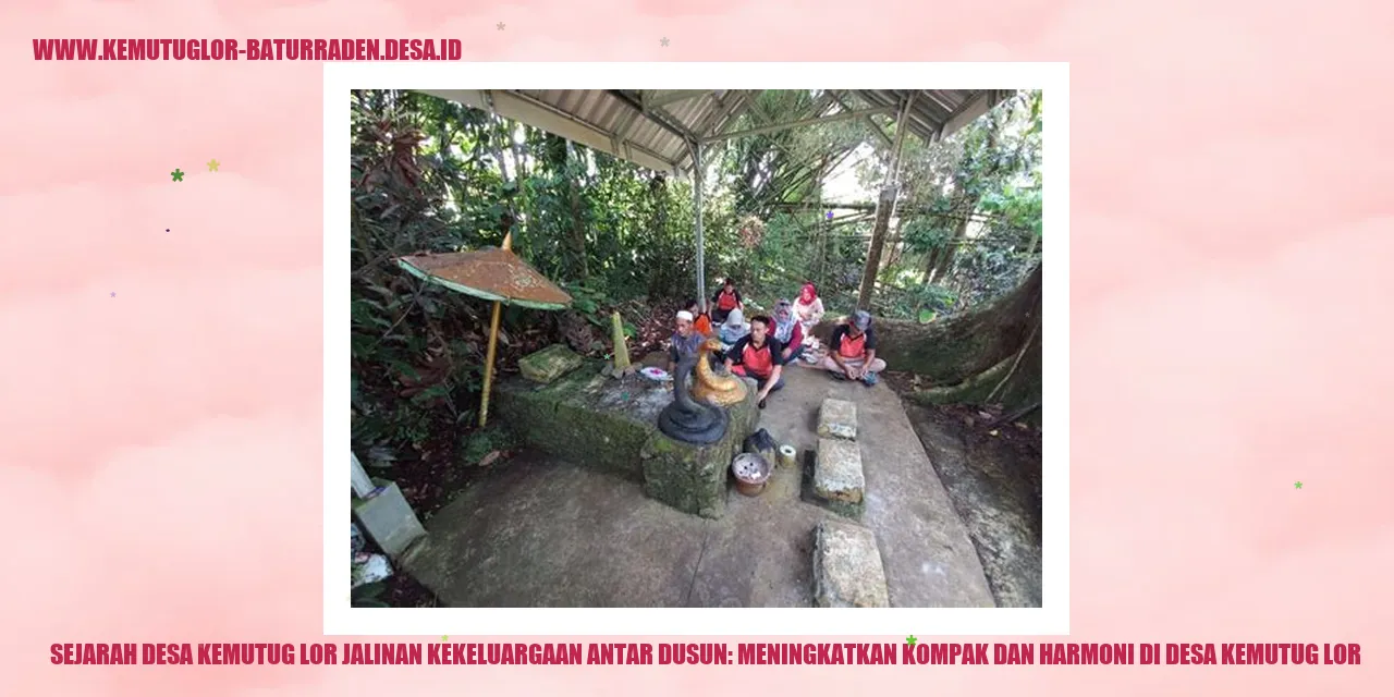 Jalinan Kekeluargaan Antar Dusun di Desa Kemutug Lor