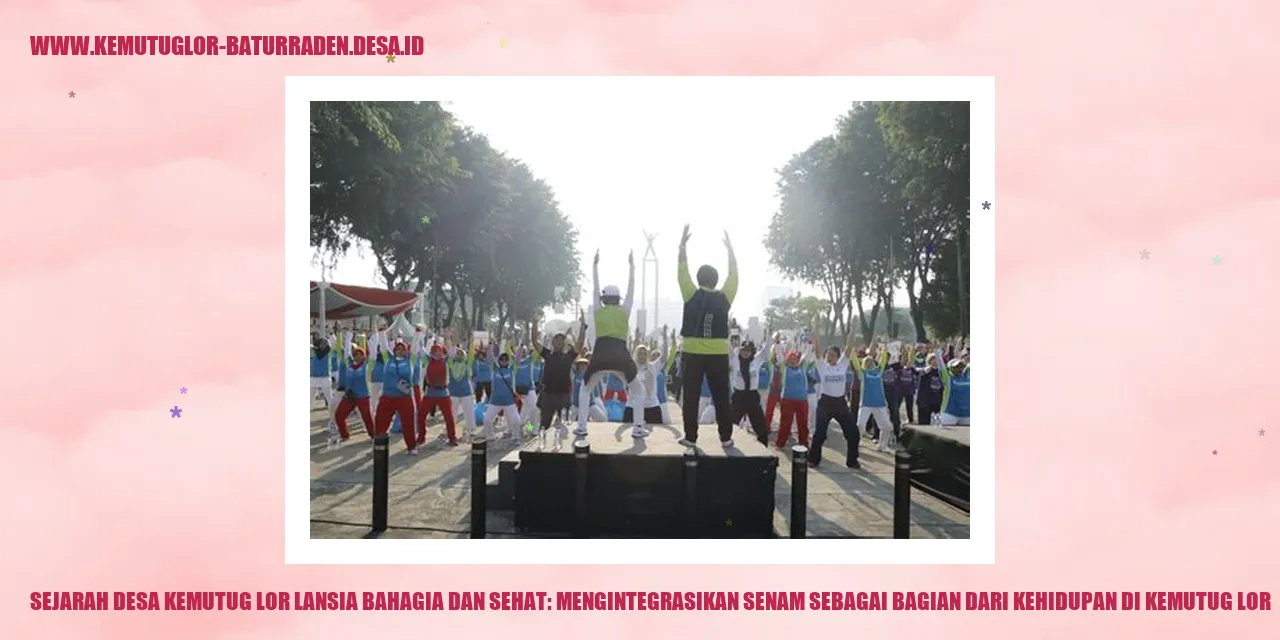 Gambar Lansia Bahagia dan Sehat di Kemutug Lor