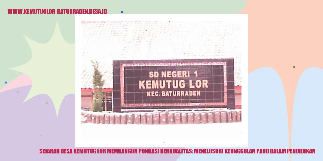 Sejarah Desa Kemutug Lor