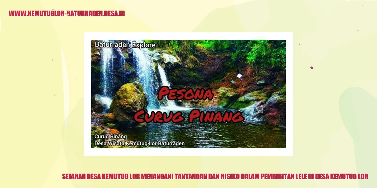 Sejarah Desa Kemutug Lor Menangani Tantangan dan Risiko dalam Pembibitan Lele di Desa Kemutug Lor