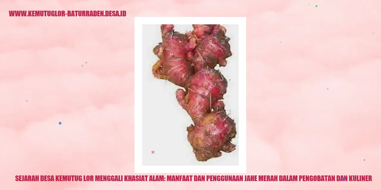 Jahe Merah