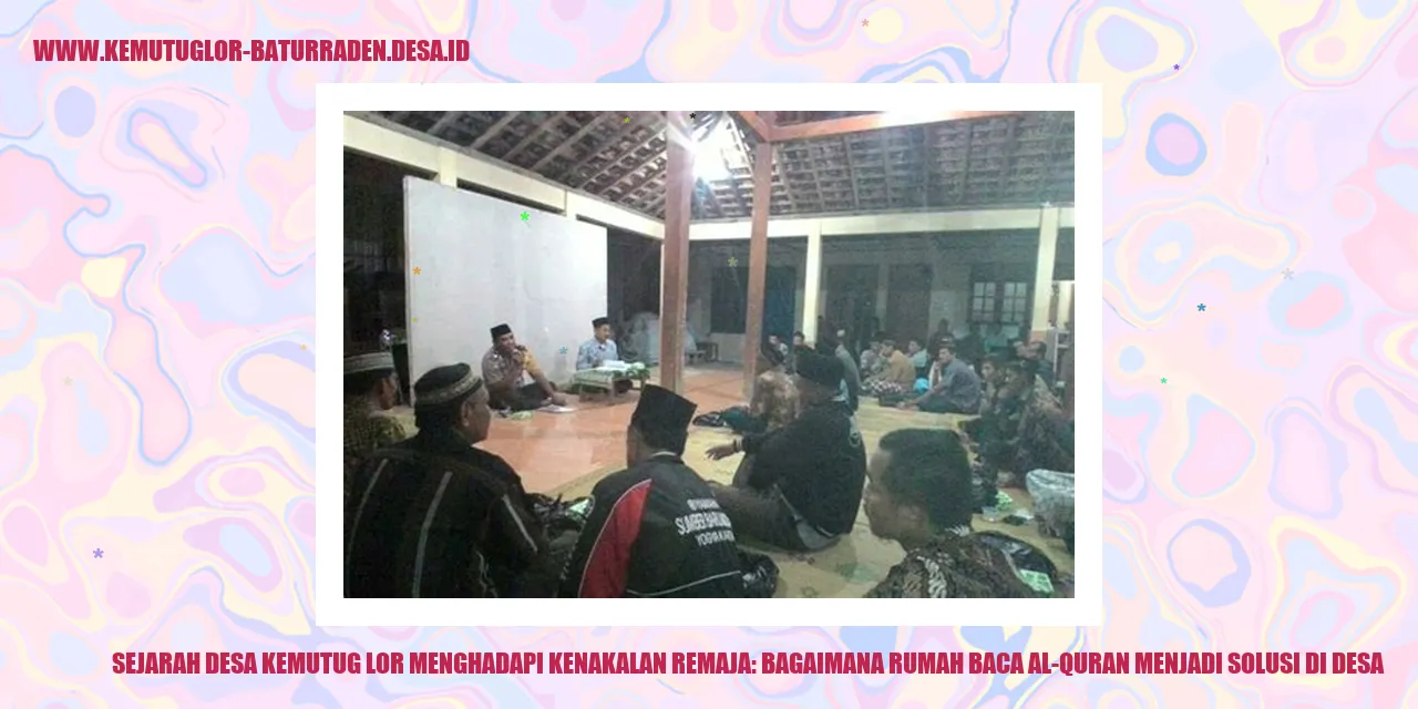 Rumah Baca Al-Quran di Desa Kemutug Lor