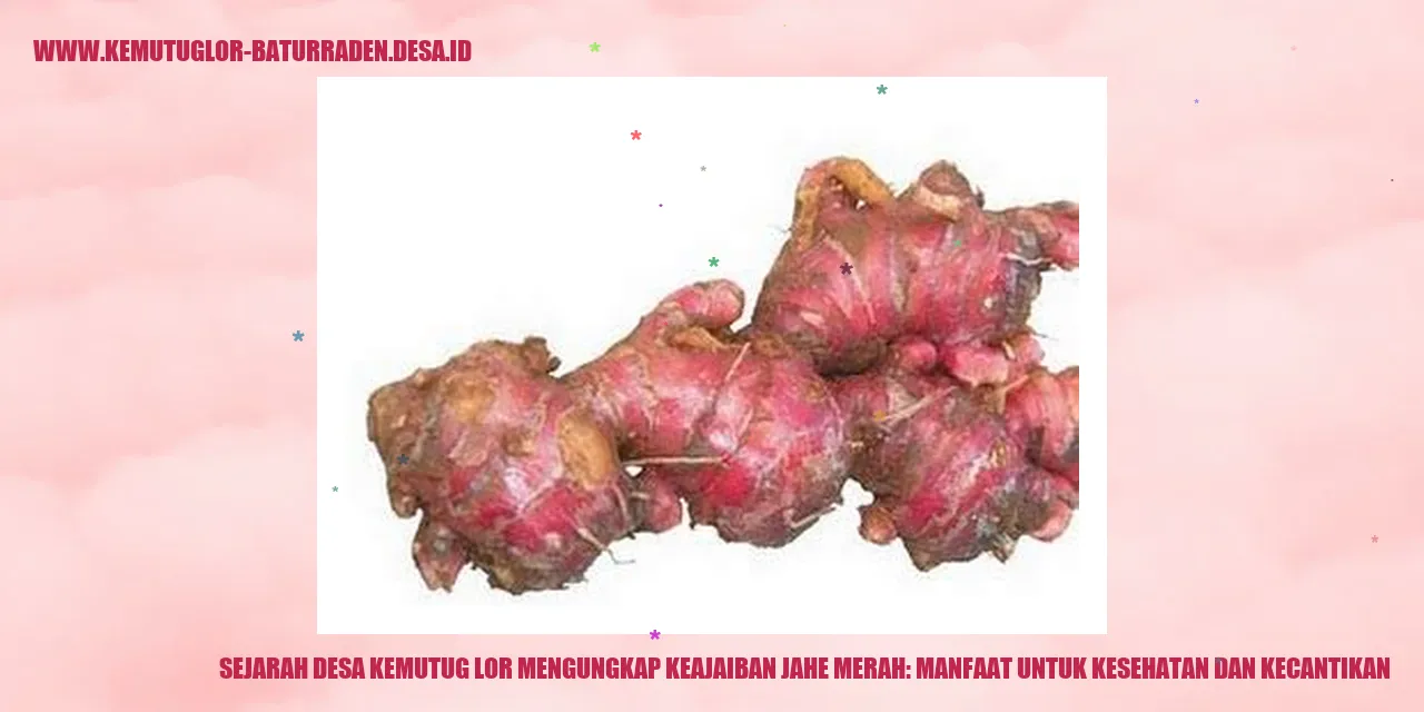 Jahe Merah