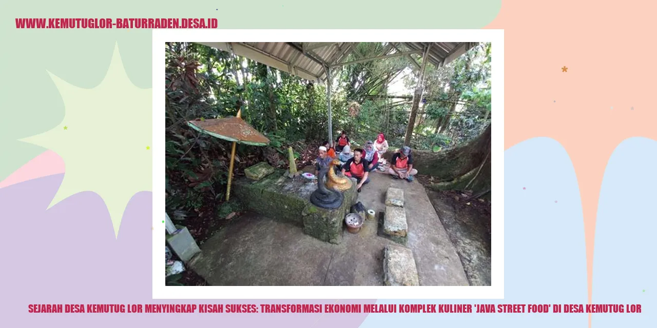 Centre Makanan 'Java Street Food' di Desa Kemutug Lor
