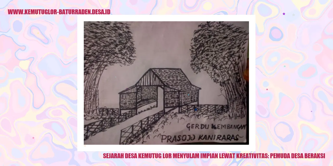 Gambar yang Menunjukkan Pemuda Desa Beraksi dengan Kreativitasnya