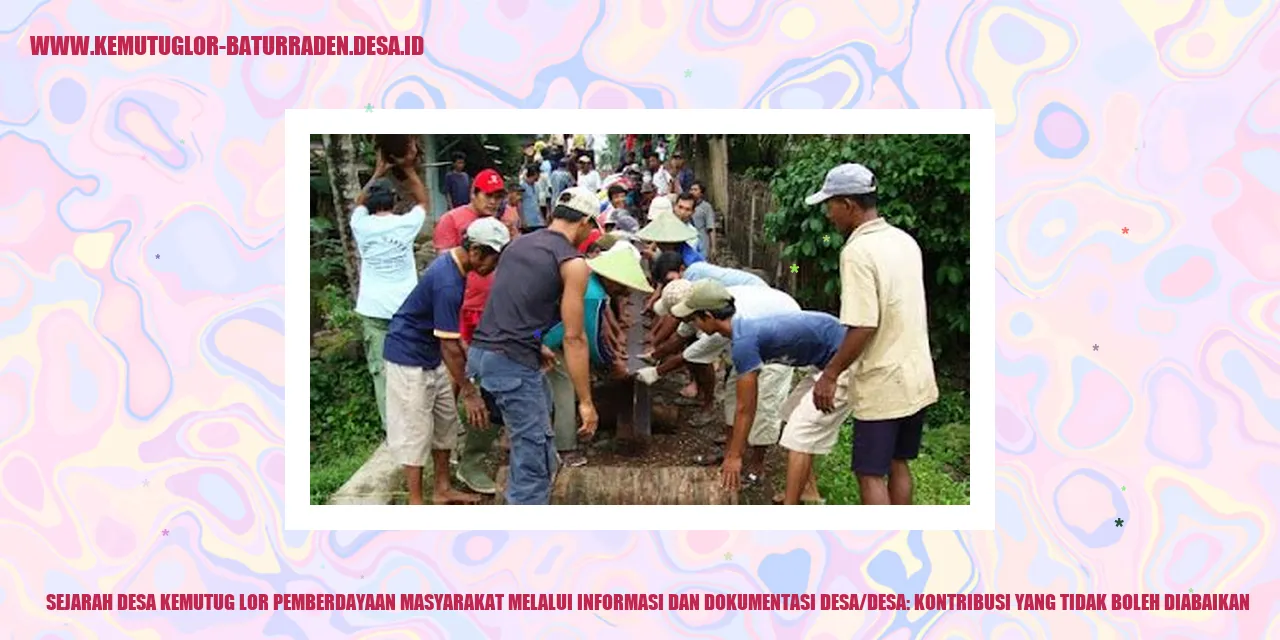 Sejarah Desa Kemutug Lor