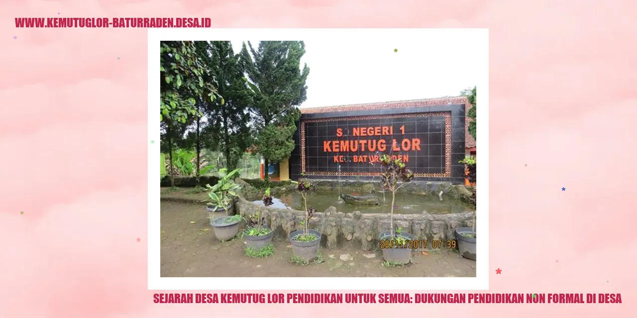 Sejarah Desa Kemutug Lor