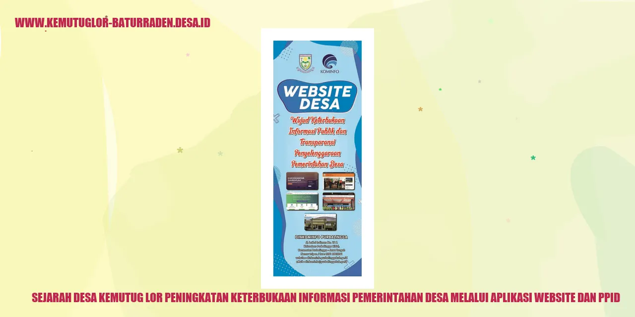 Sejarah Desa Kemutug Lor