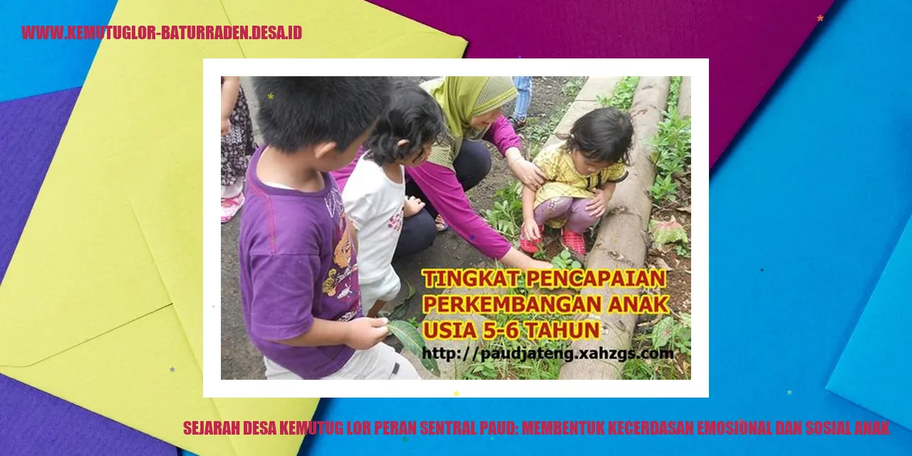 Gambbar Peran Sentral PAUD