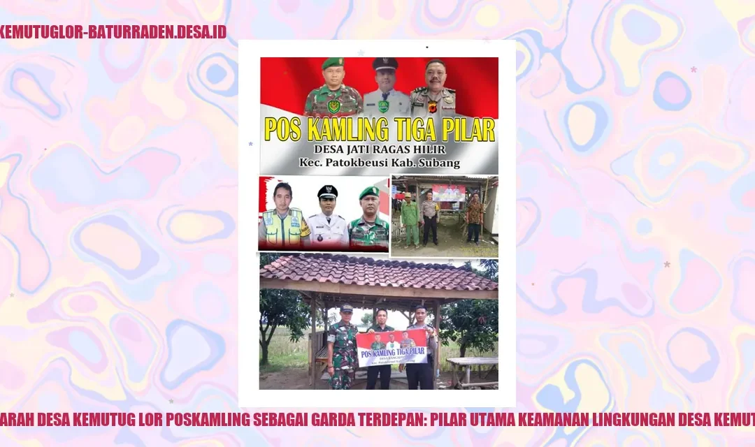 Poskamling sebagai Garda Terdepan