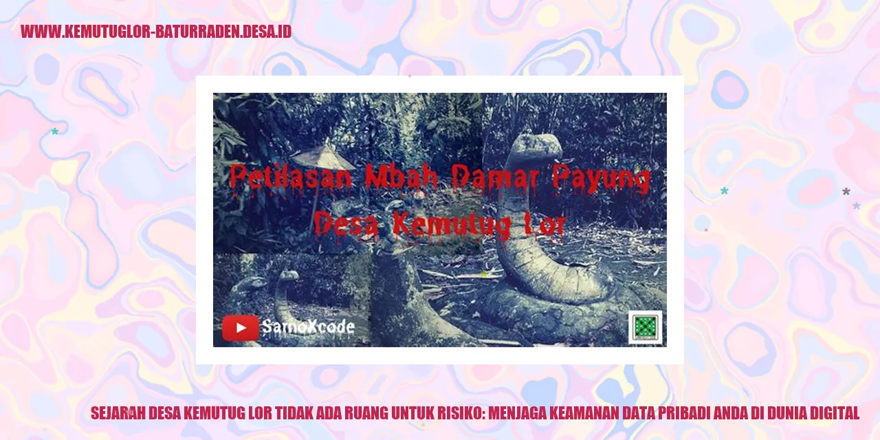 Sejarah Desa Kemutug Lor