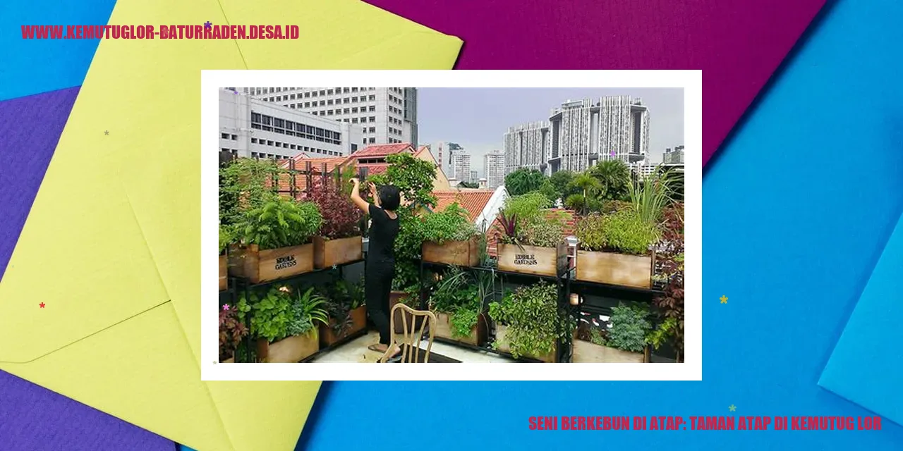 Taman Atap di Kemutug Lor
