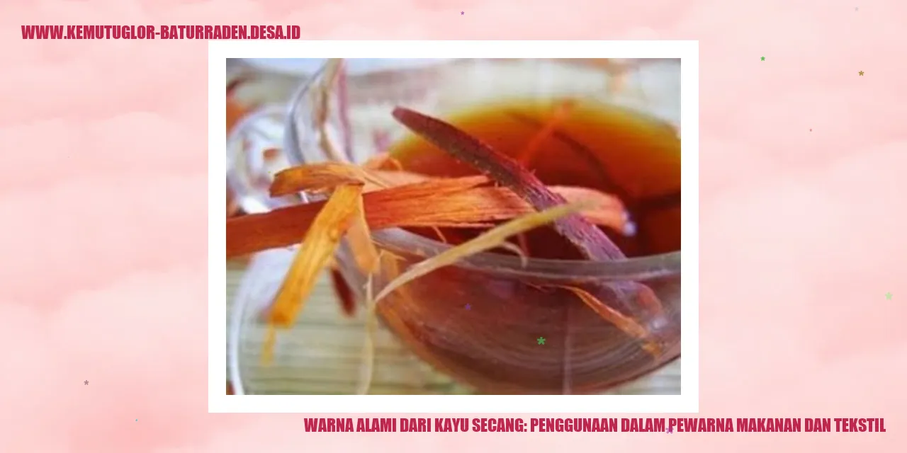 Gambar 1: Kayu Secang