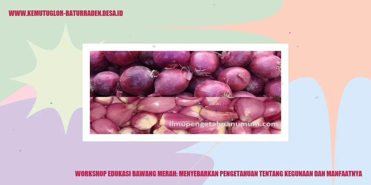 Workshop Edukasi Bawang Merah: Menyebarkan Pengetahuan tentang Kegunaan dan Manfaatnya